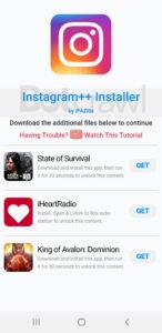 Instagram++ iOS